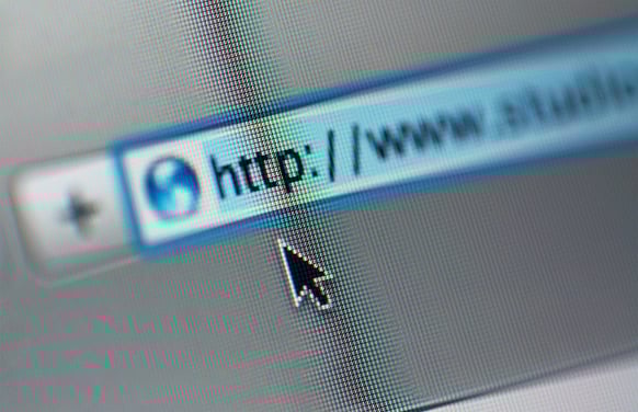 computer scene showing url