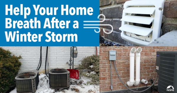 home vents after snow